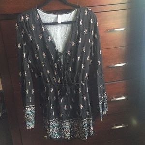 Xhilaration shorts romper size Large